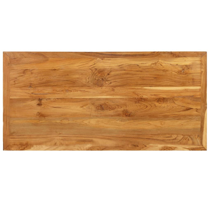 barbord 120x58x106 cm massivt genbrugsteak