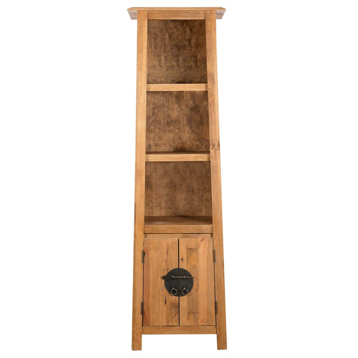 fritstående badeværelsesskab 48x32x170 cm massivt fyrretræ