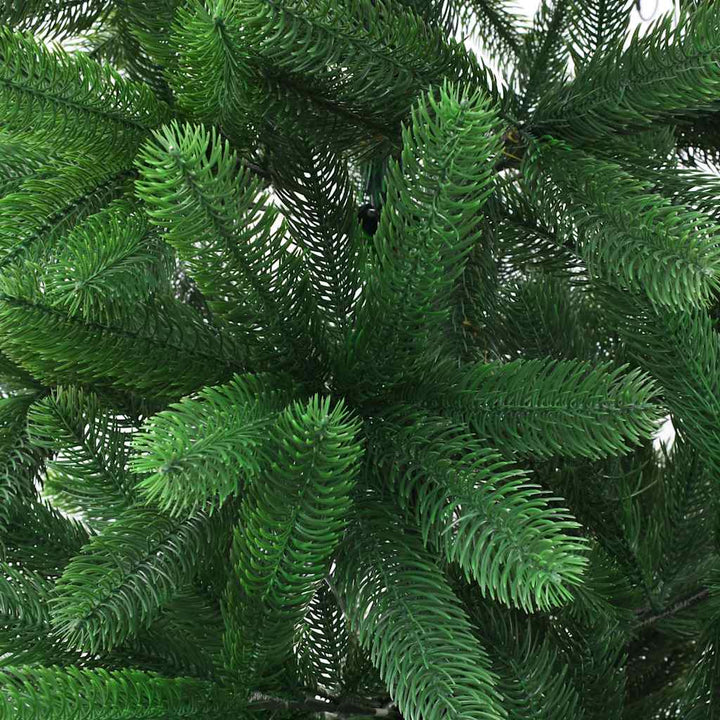 kunstigt juletræ med naturtro nåle 210 cm grøn