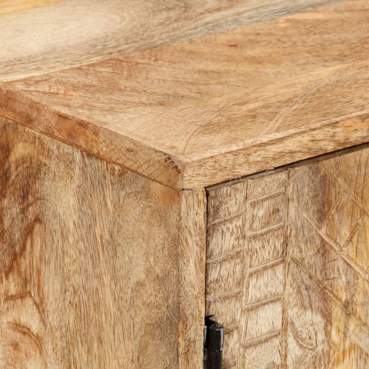 skænk 110x30x60 cm massivt mangotræ