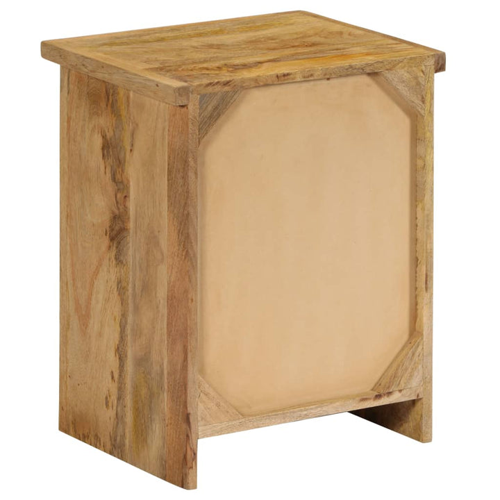 sengebord 40x30x50 cm massivt mangotræ