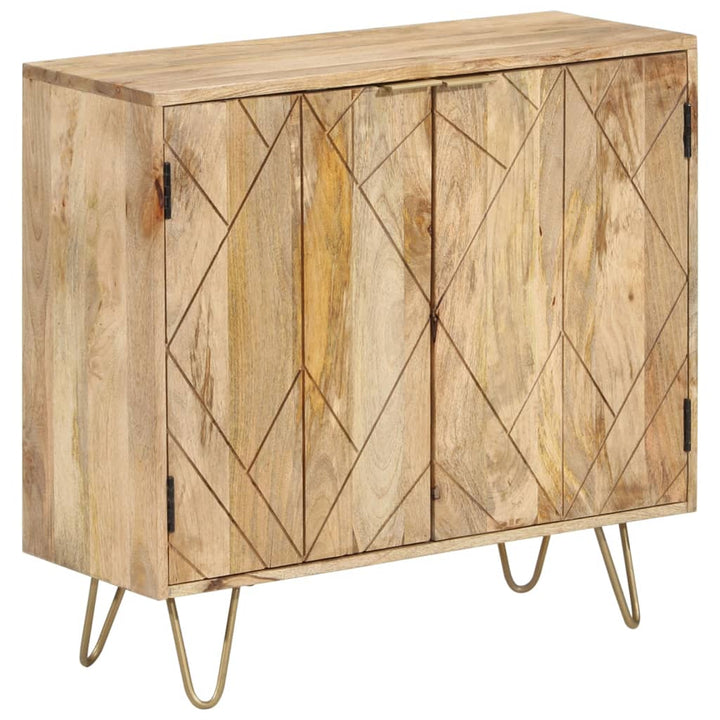 skænk 80x30x75 cm massivt mangotræ
