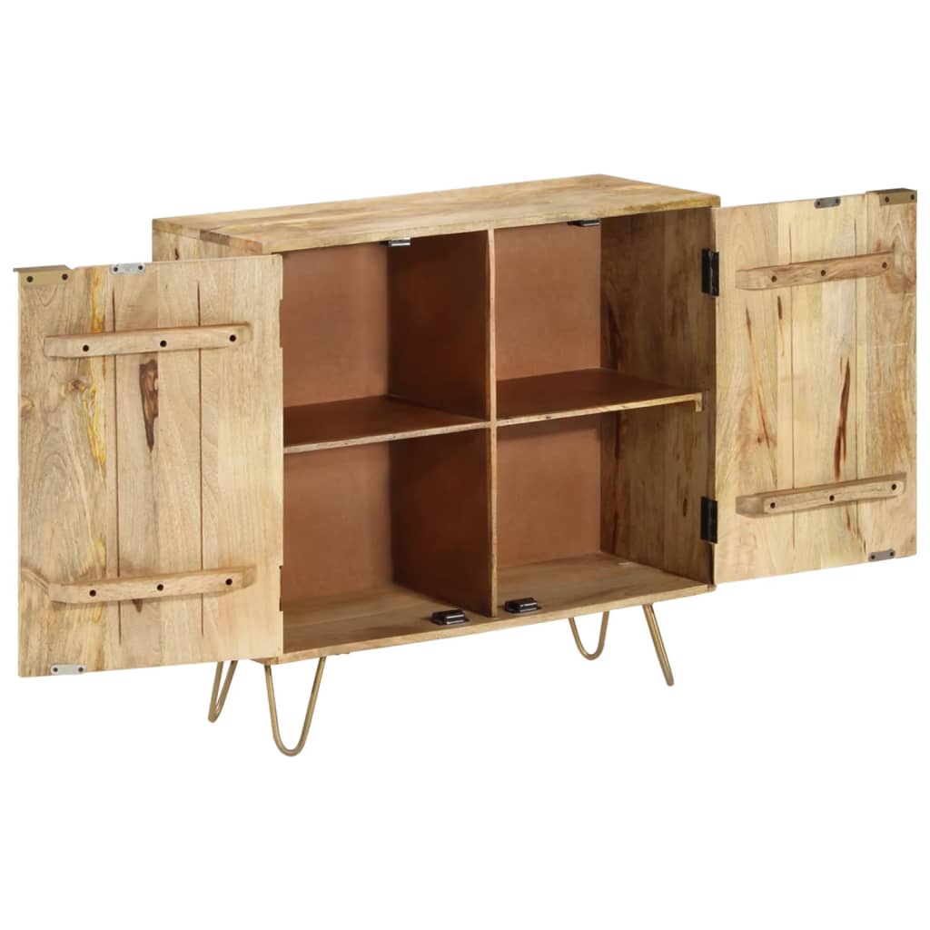 skænk 80x30x75 cm massivt mangotræ