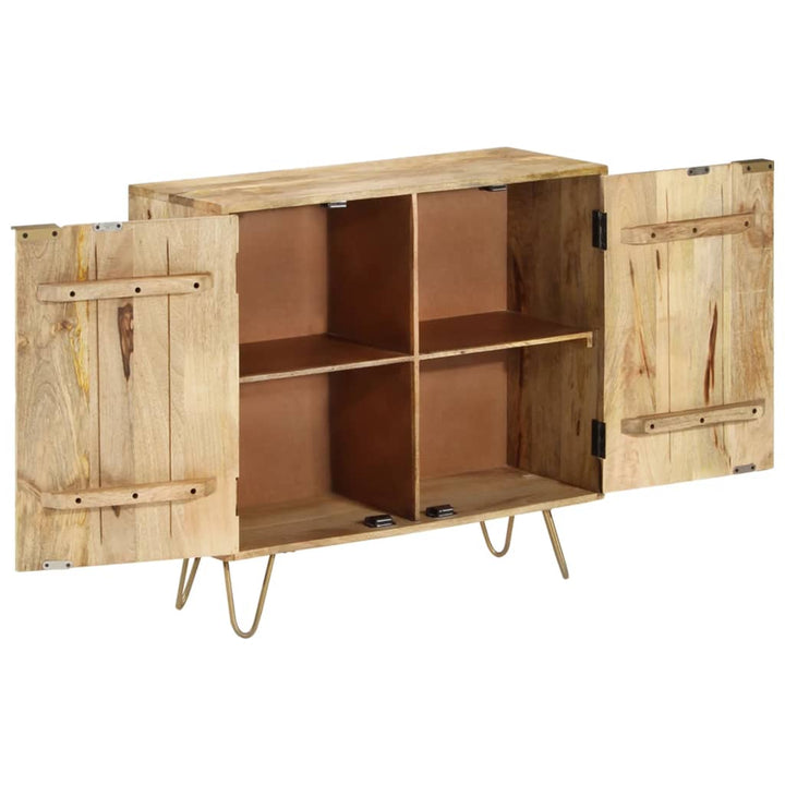 skænk 80x30x75 cm massivt mangotræ