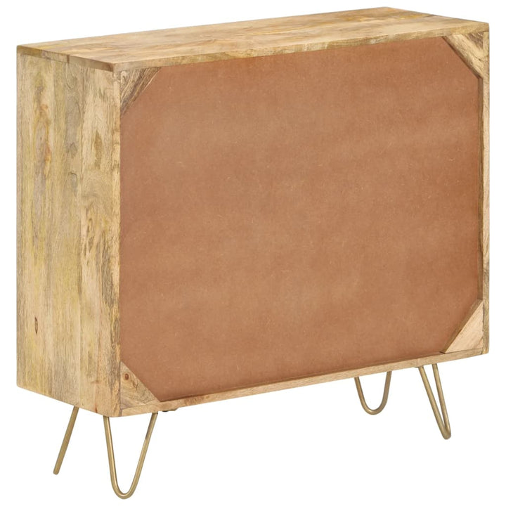 skænk 80x30x75 cm massivt mangotræ