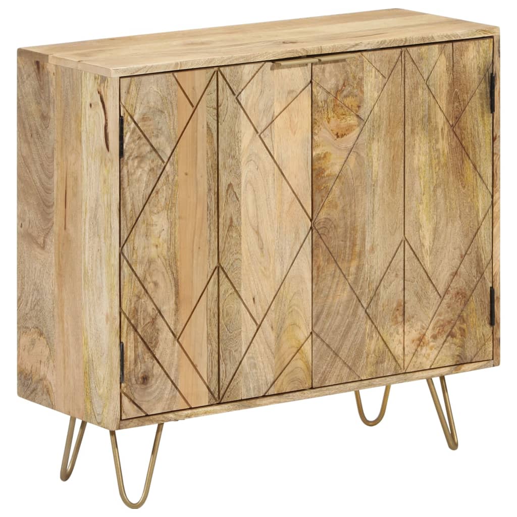 skænk 80x30x75 cm massivt mangotræ