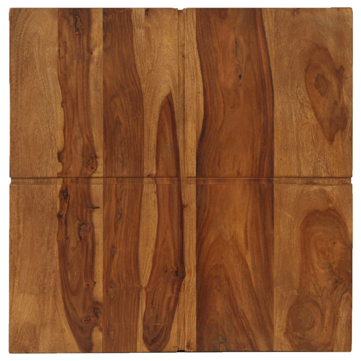 sofabord 80x80x30 cm massivt akacietræ