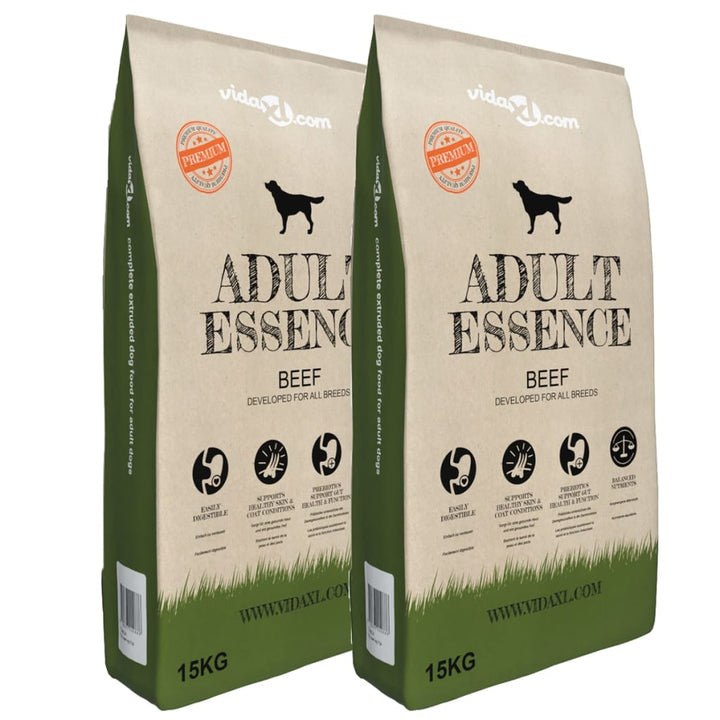 tørfoder til hunde 2 stk. Adult Essence Beef 30 kg