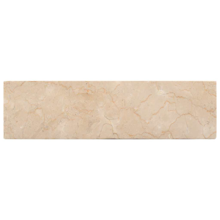 håndvask 45x30x12 cm marmor cremefarvet højglans