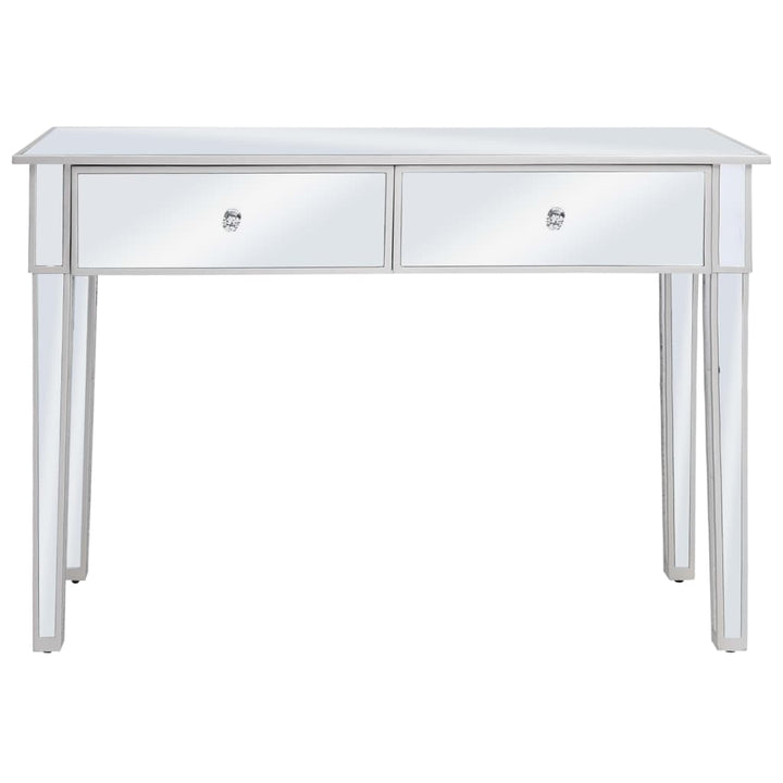 konsolbord med spejl MDF og glas 106,5 x 38 x 76,5 cm
