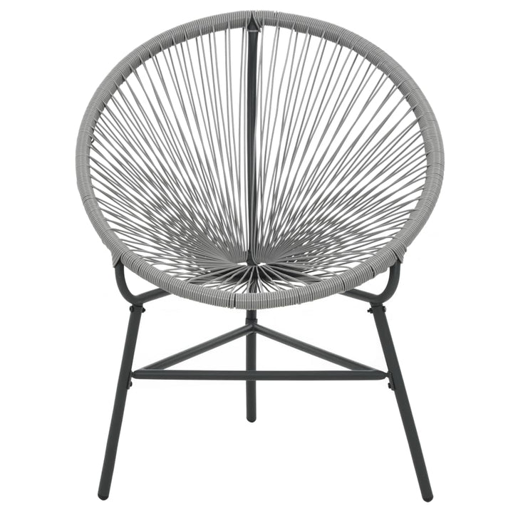 havestol polyrattan grå