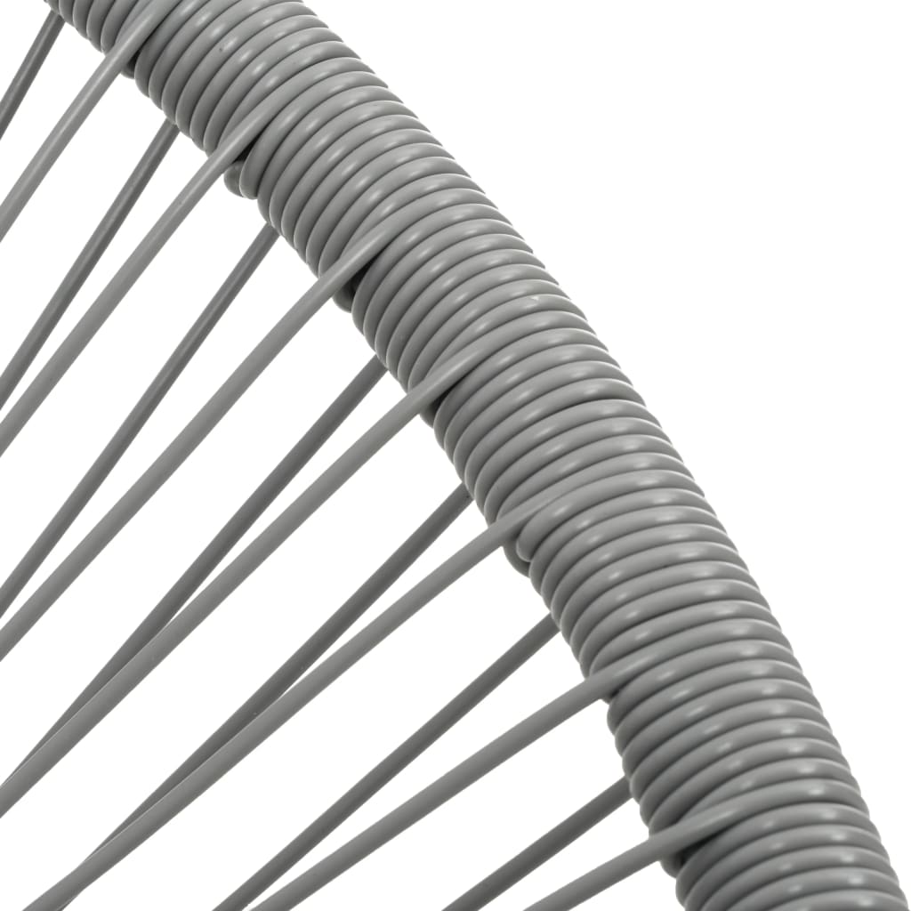 havestol polyrattan grå