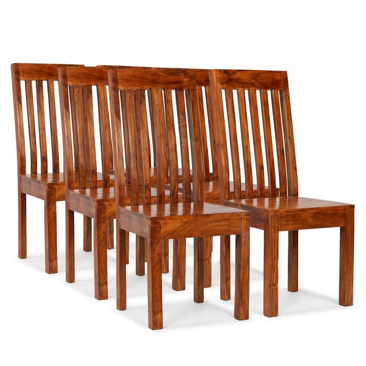 spisebordsstole 6 stk. massivt træ moderne