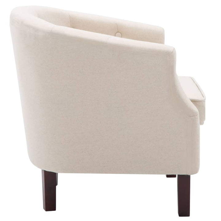 lænestol stof beige