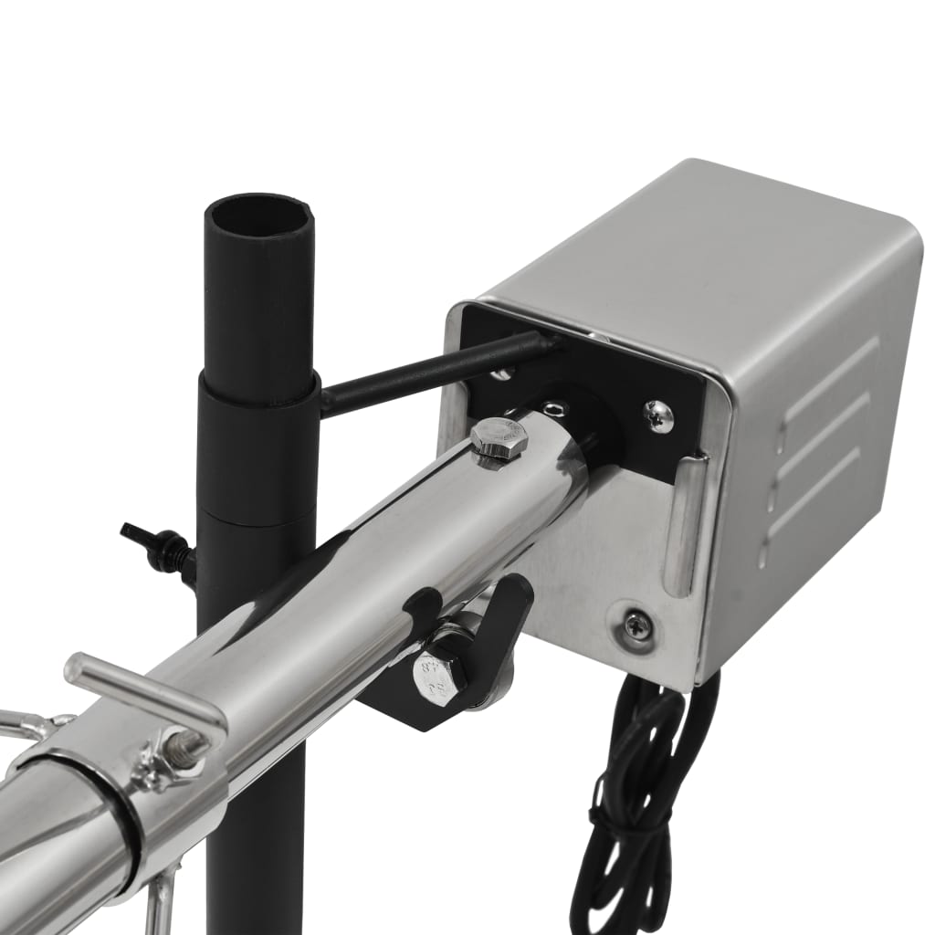 automatisk grill med motor rustfrit stål 207 x 45 x 81 cm