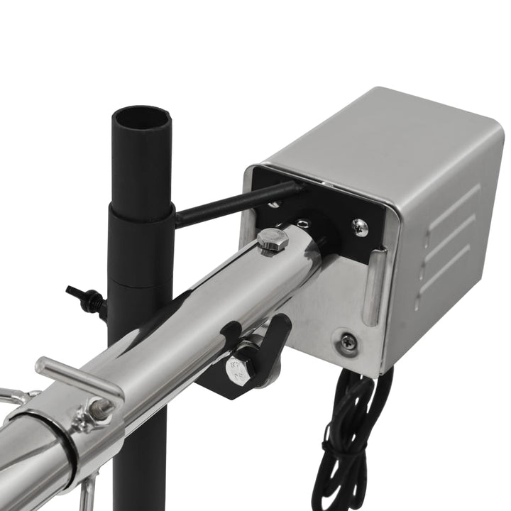 automatisk grill med motor rustfrit stål 207 x 45 x 81 cm