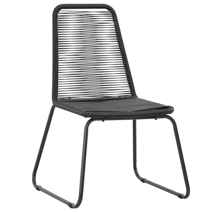 havestole 2 stk. polyrattan sort