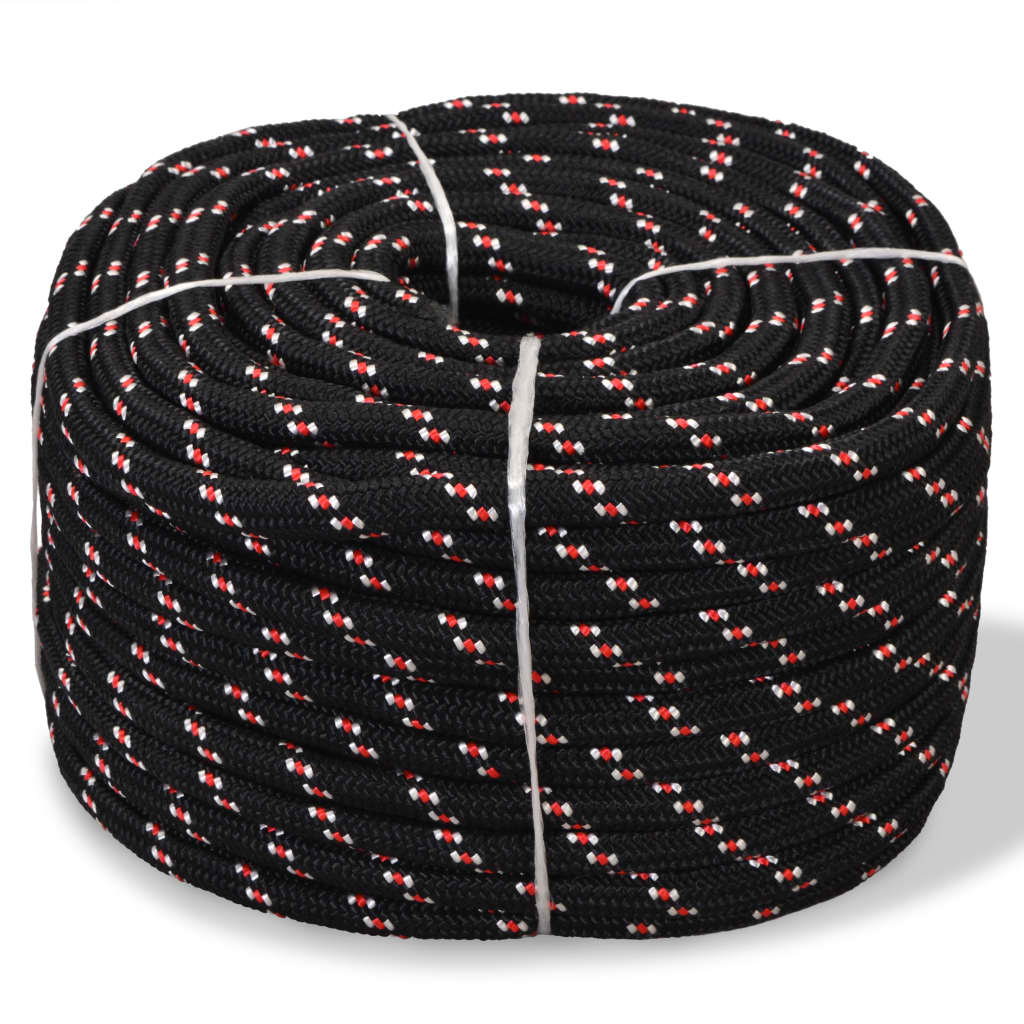 marinereb polypropylen 14 mm 250 m sort