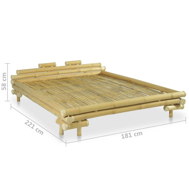 sengestel 160x200 cm bambus