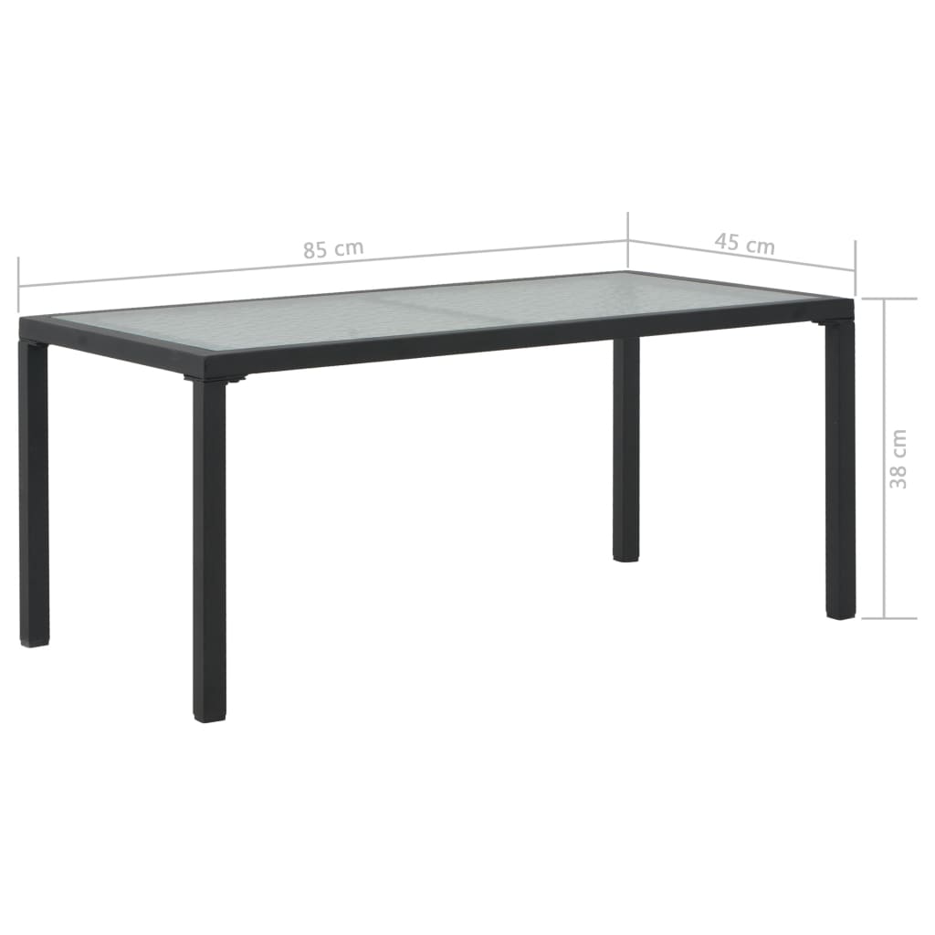 haveloungesæt 3 dele med hynder polyrattan grå