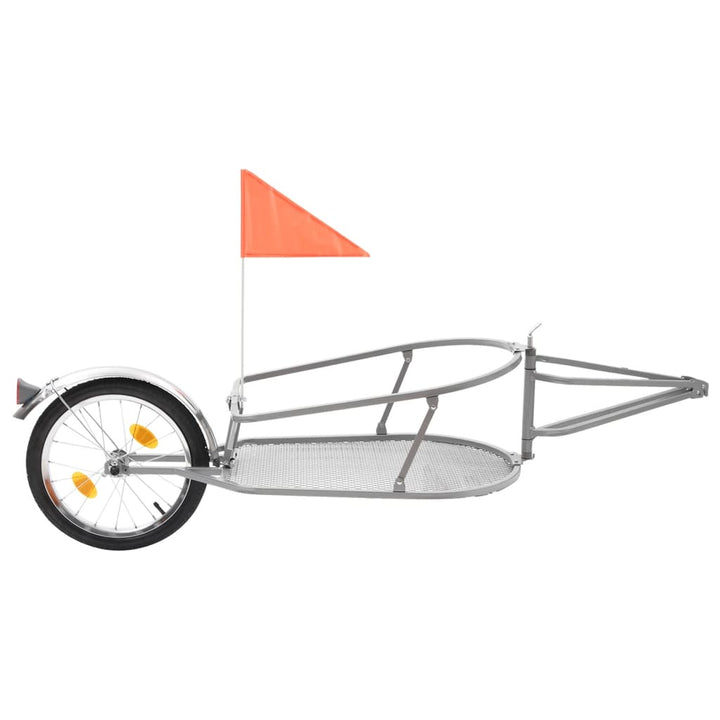 cykelbagagetrailer med taske orange og sort