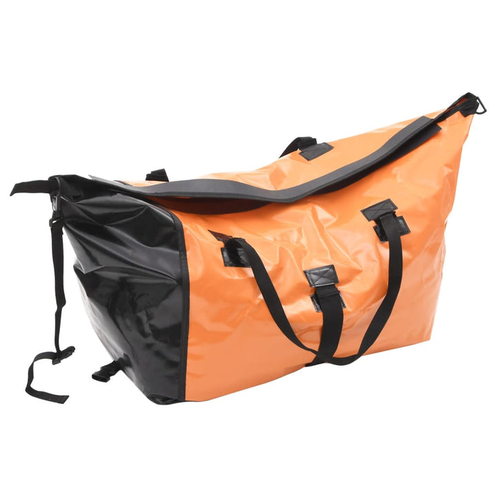 cykelbagagetrailer med taske orange og sort