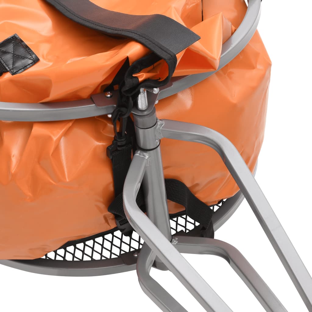 cykelbagagetrailer med taske orange og sort