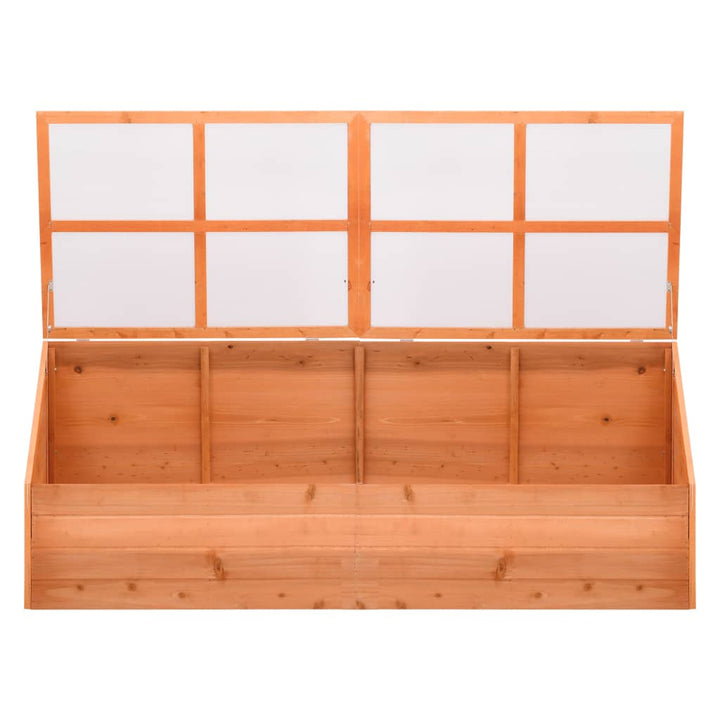 minidrivhus 180x57x62 cm træ
