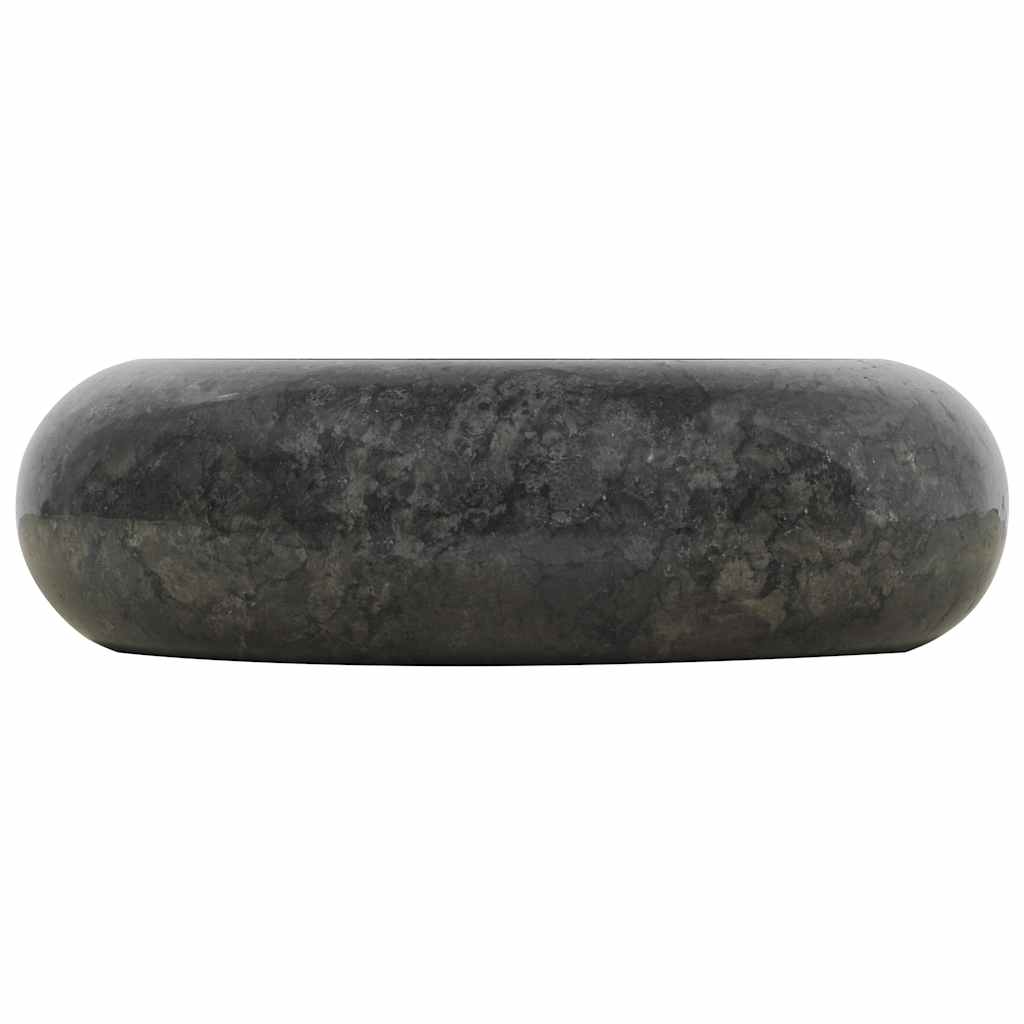 håndvask 40x12 cm marmor sort