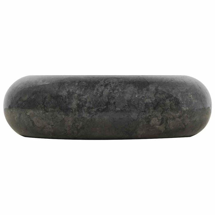 håndvask 40x12 cm marmor sort