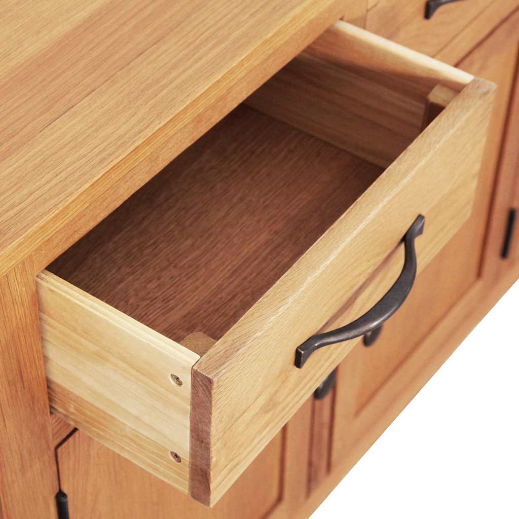 Sideboard Brun 112 x 33.5 x 70 cm Solid egetræ