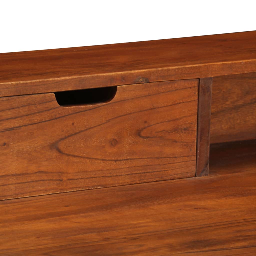 skrivebord massivt akacietræ 110 x 50 x 90 cm
