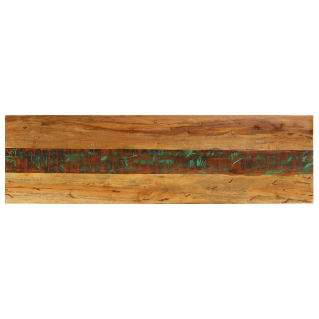konsolbord 120x35x76 cm massivt genbrugstræ