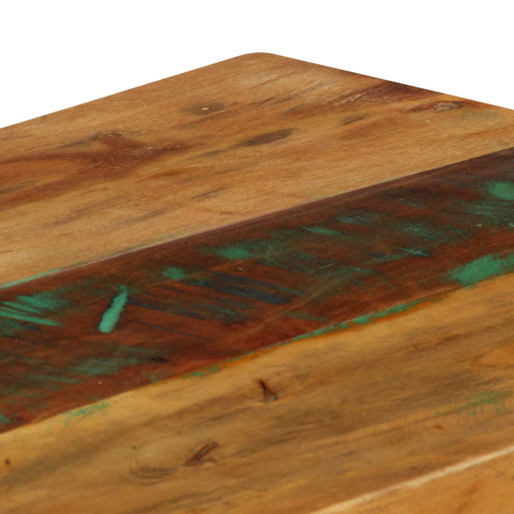 konsolbord 120x35x76 cm massivt genbrugstræ
