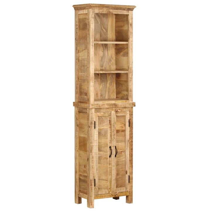 bogreol massivt mangotræ 50 x 30 x 180 cm