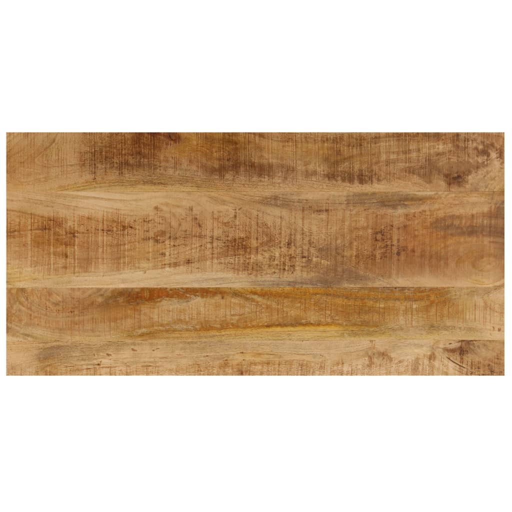 sofabord 100x50x35 cm massivt mangotræ og stål
