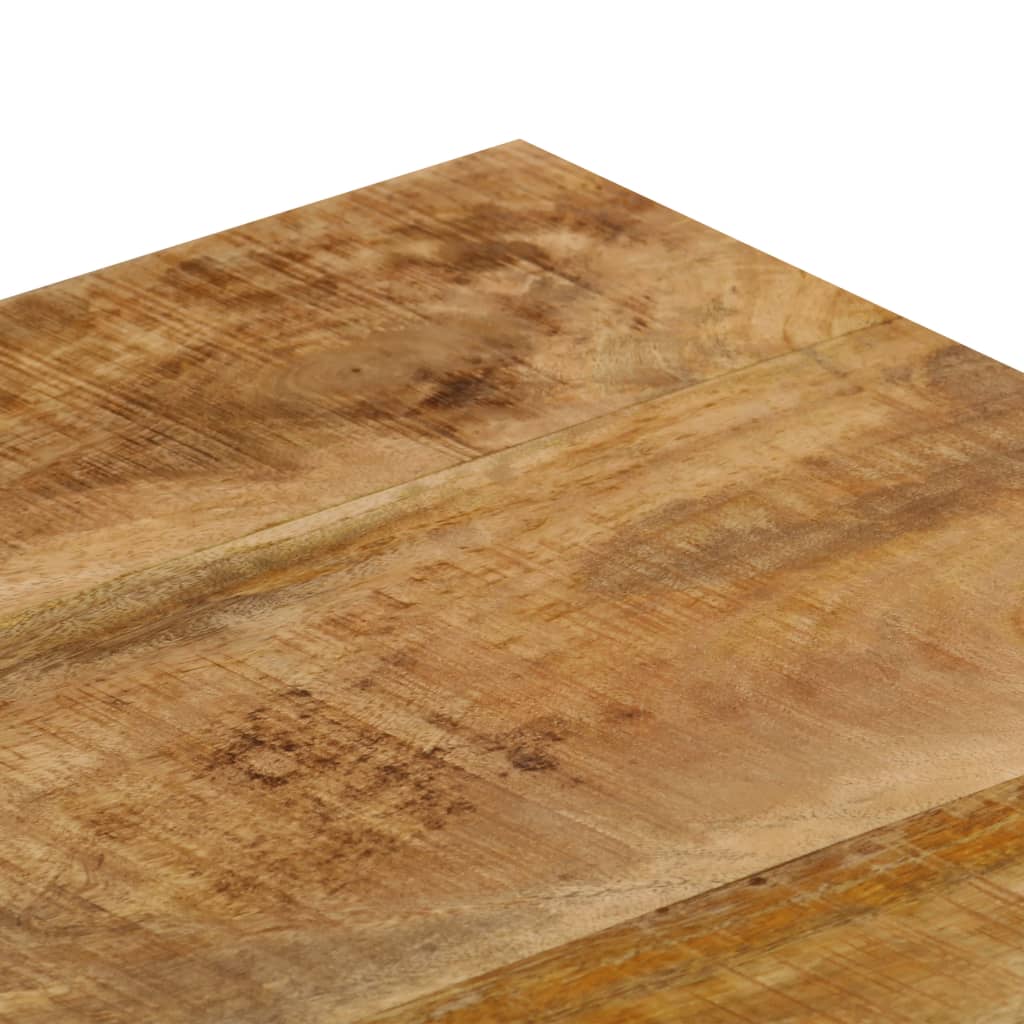 sofabord 100x50x35 cm massivt mangotræ og stål