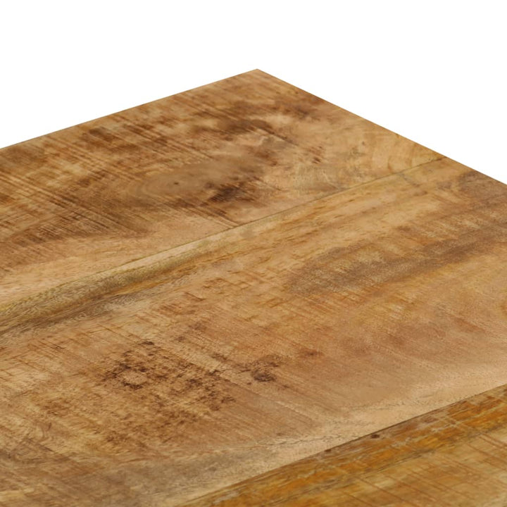sofabord 100x50x35 cm massivt mangotræ og stål