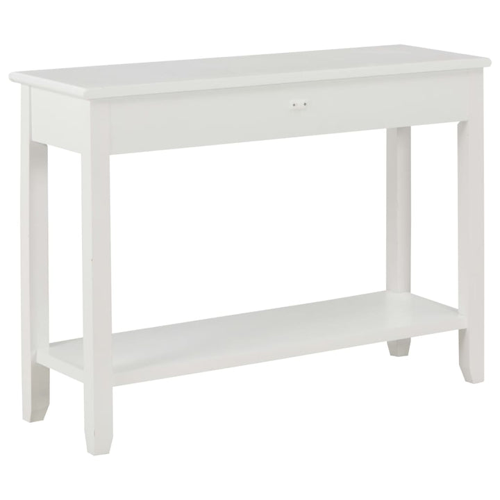 konsolbord 110 x 35 x 80 cm træ hvid