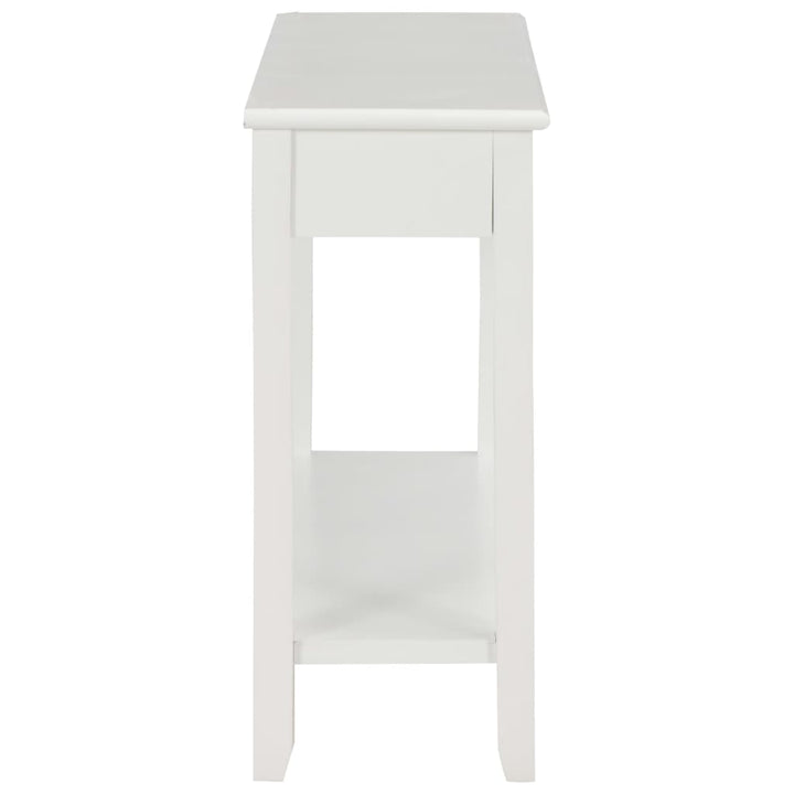 konsolbord 110 x 35 x 80 cm træ hvid