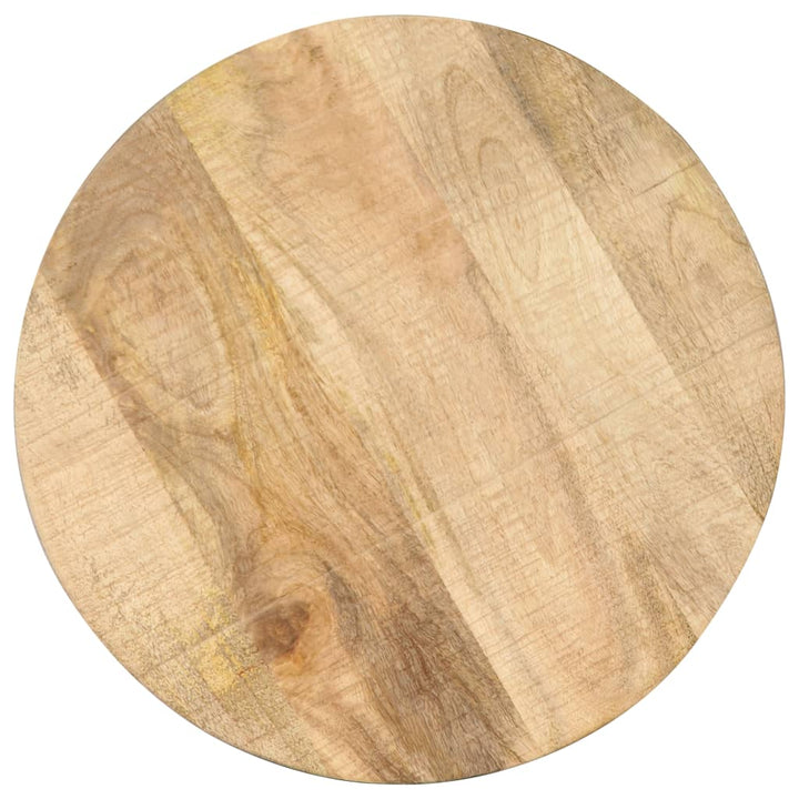 sidebord 45 x (45-62) cm massivt mangotræ og støbejern