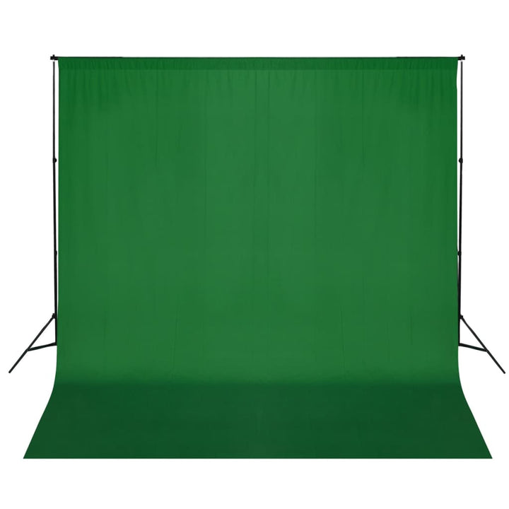 stativsystem til fotobaggrund 600 x 300 cm grøn
