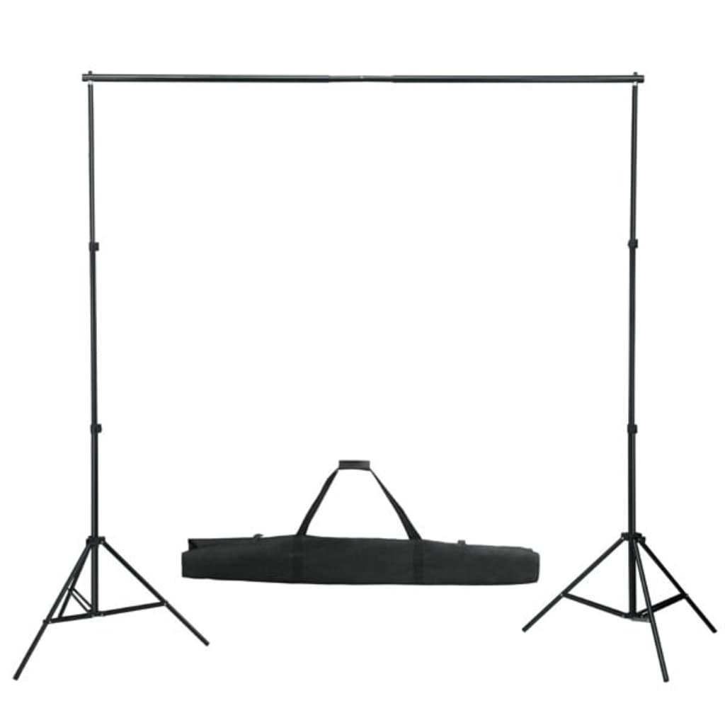 stativsystem til fotobaggrund 600 x 300 cm hvid