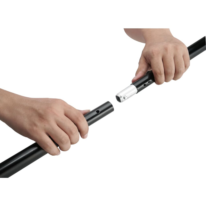 stativsystem til fotobaggrund 600 x 300 cm hvid
