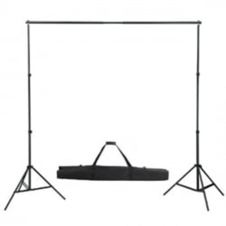 stativsystem til fotobaggrund 300 x 300 cm grøn