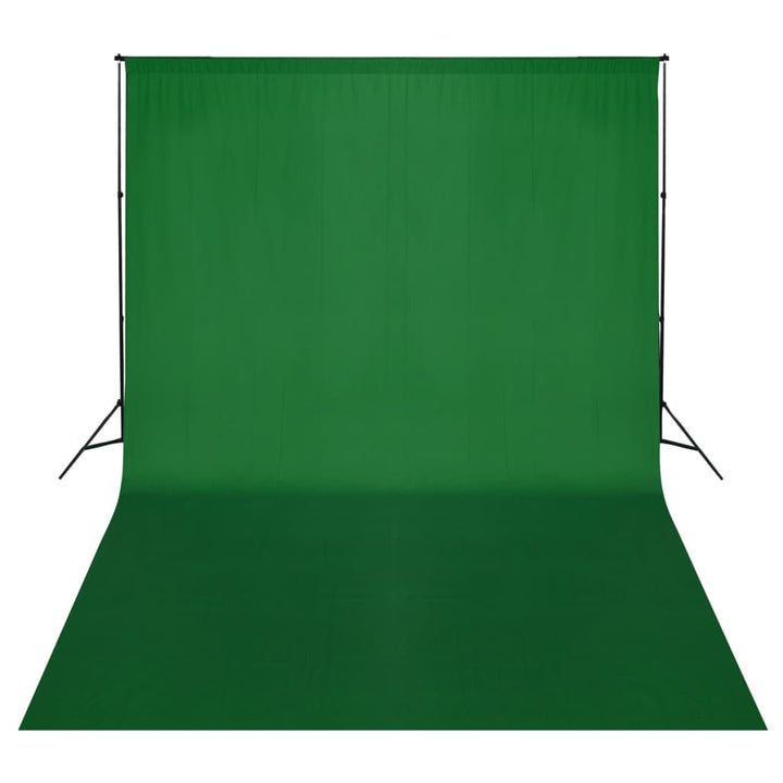 stativsystem til fotobaggrund 500 x 300 cm grøn