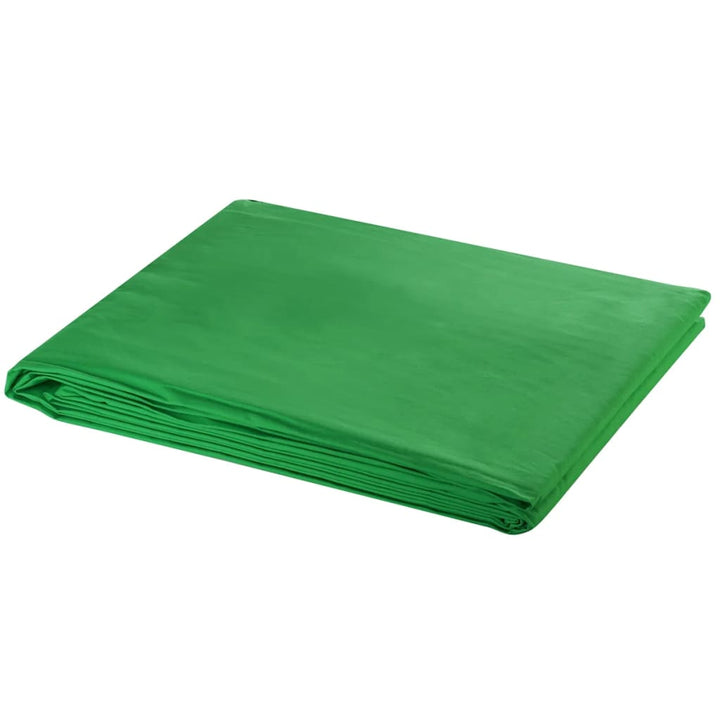 stativsystem til fotobaggrund 500 x 300 cm grøn