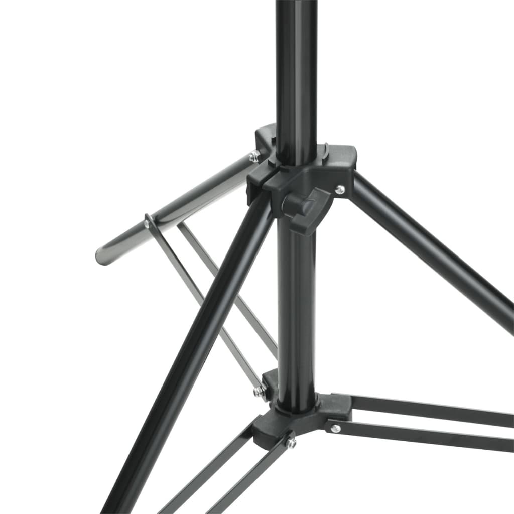 stativsystem til fotobaggrund 500 x 300 cm sort