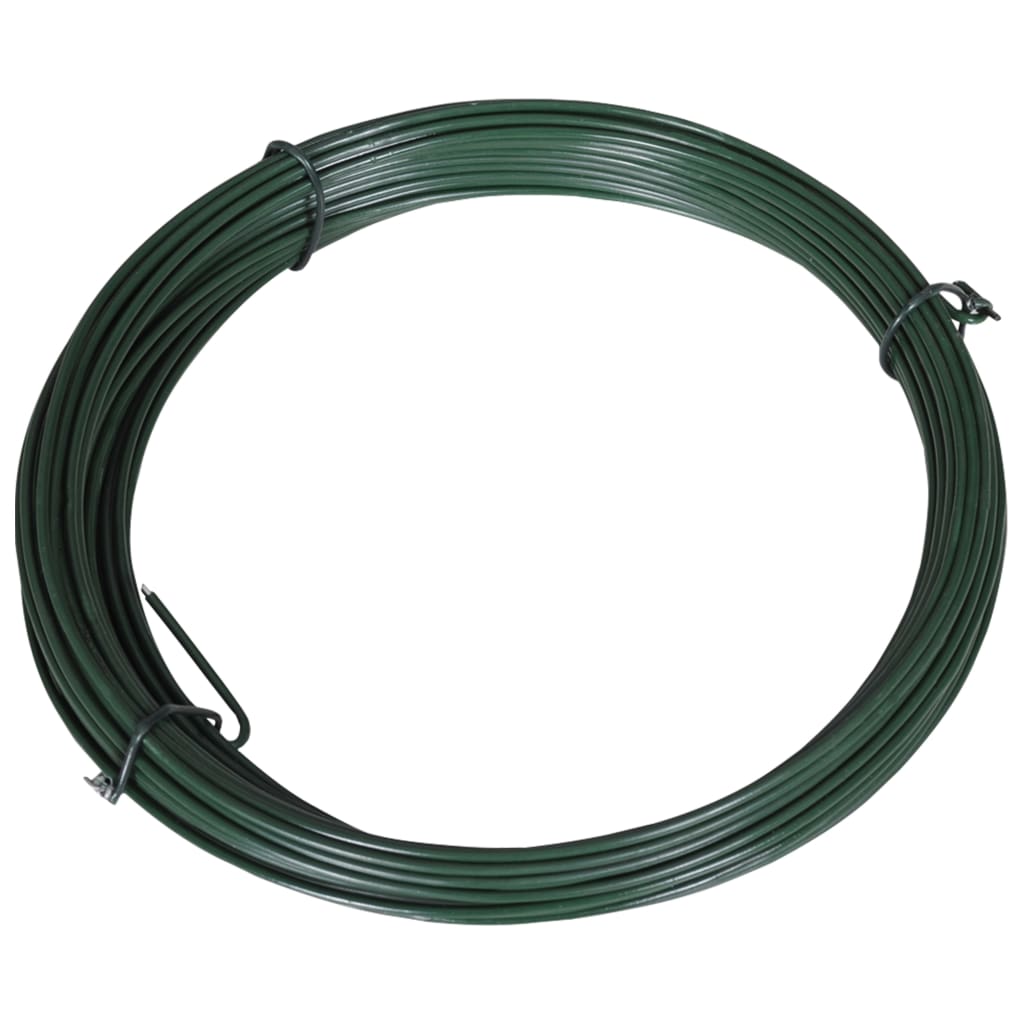 trådhegn med stolper og spyd 1,25x15 m stål