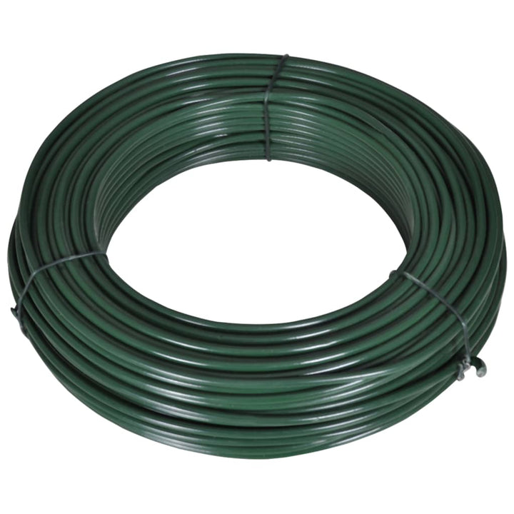 trådhegn med stolper og spyd 1,25x15 m stål